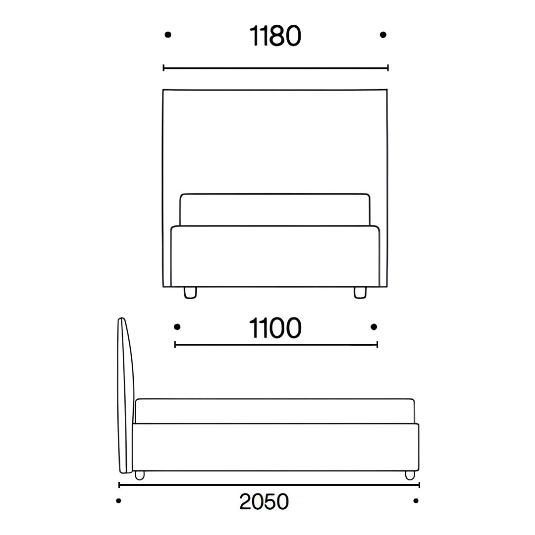Cama Individual Bridge