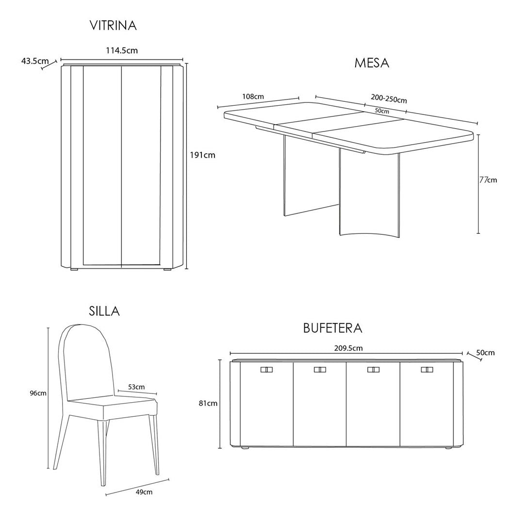 Comedor Appia completo