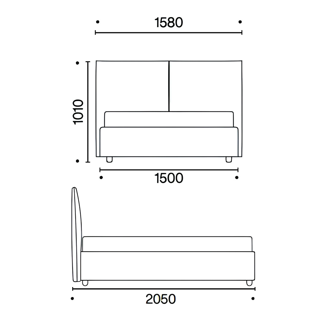 Cama Matrimonial Bridge