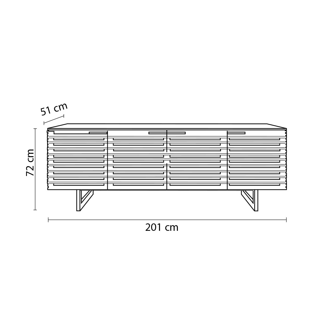 Mueble de TV grande Corridor 8179