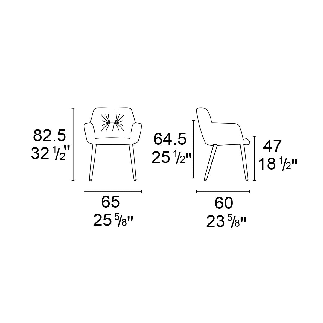 ESQUEMA SILLA COCOON MIX MADERA