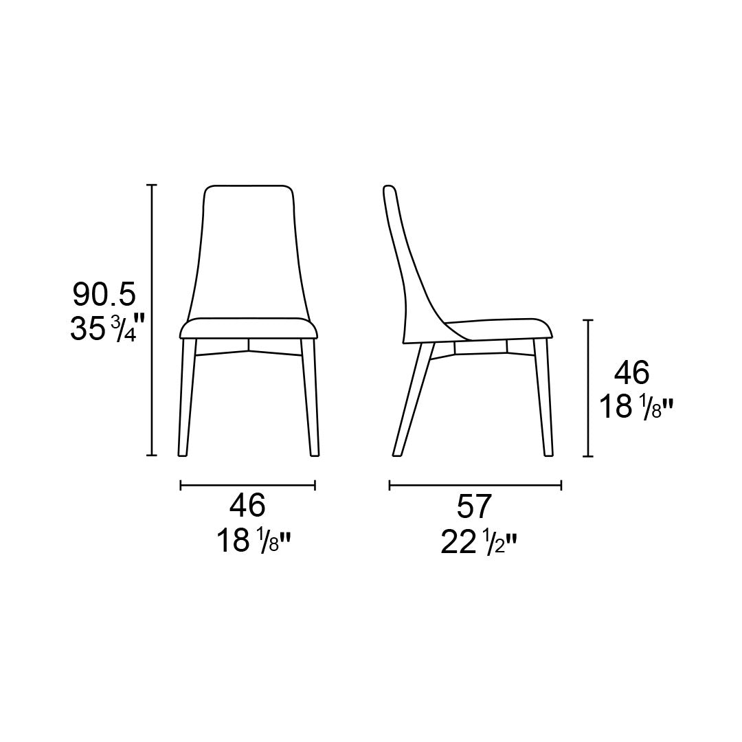 ESQUEMA SILLA ETOILE MADERA