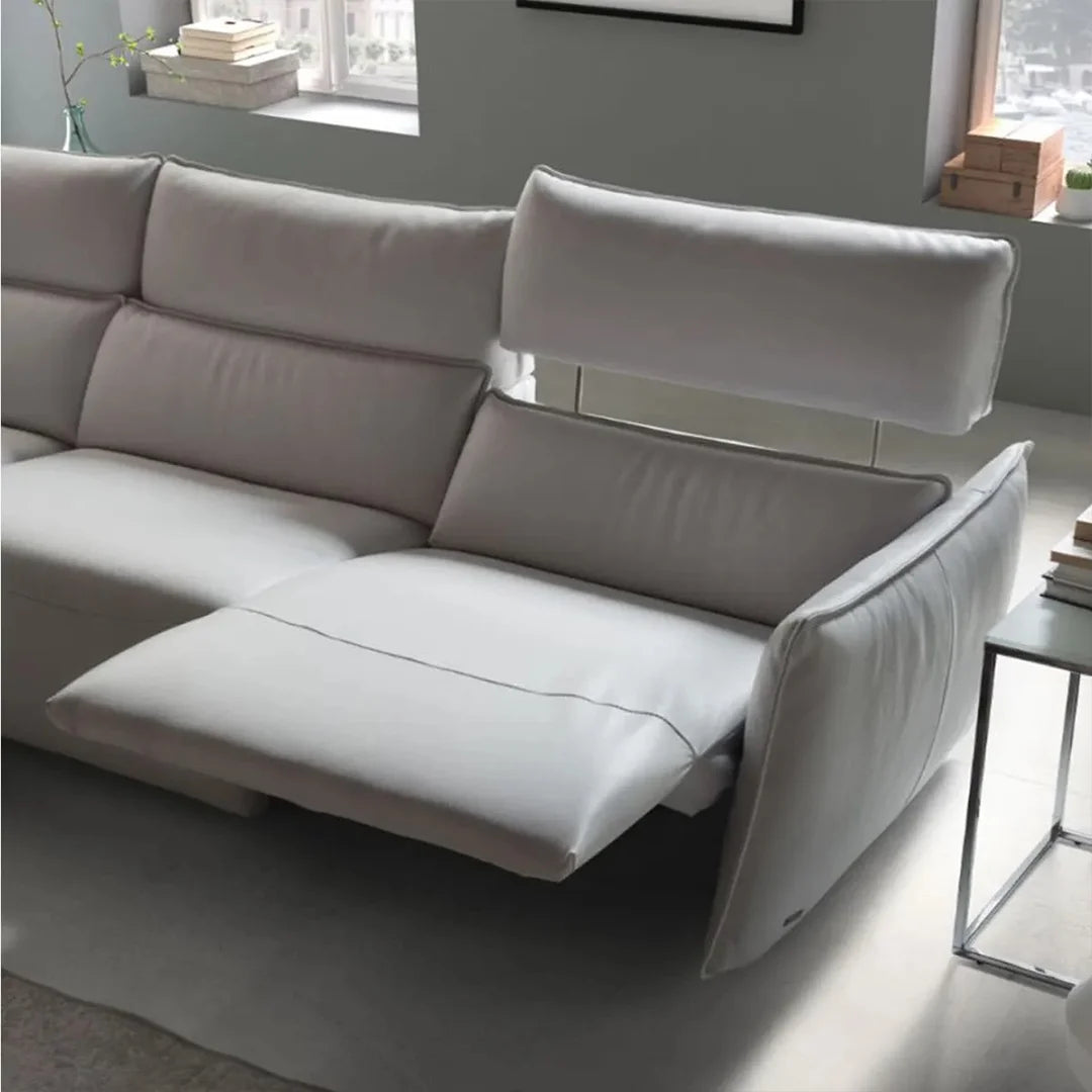 Esquinero Stupore Chaise izq. reclinable eléctrico con sensor. Muebles Italianos