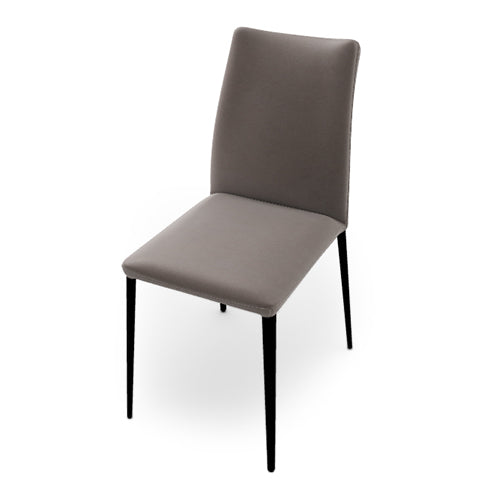 silla fay tipo piel de metal