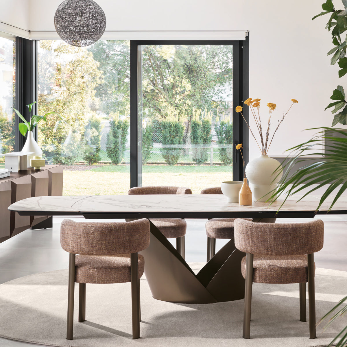 silla glen de metal