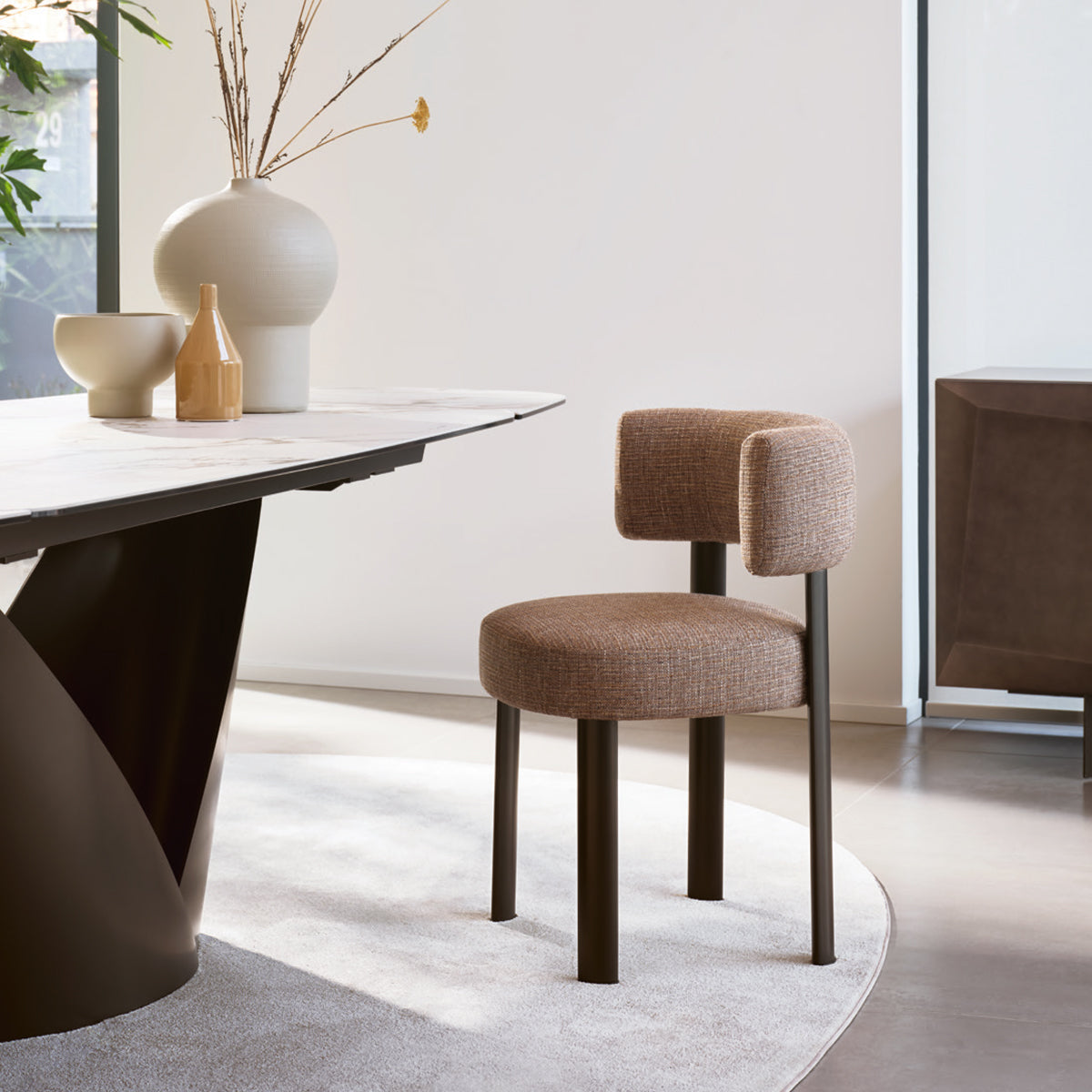 silla glen de metal