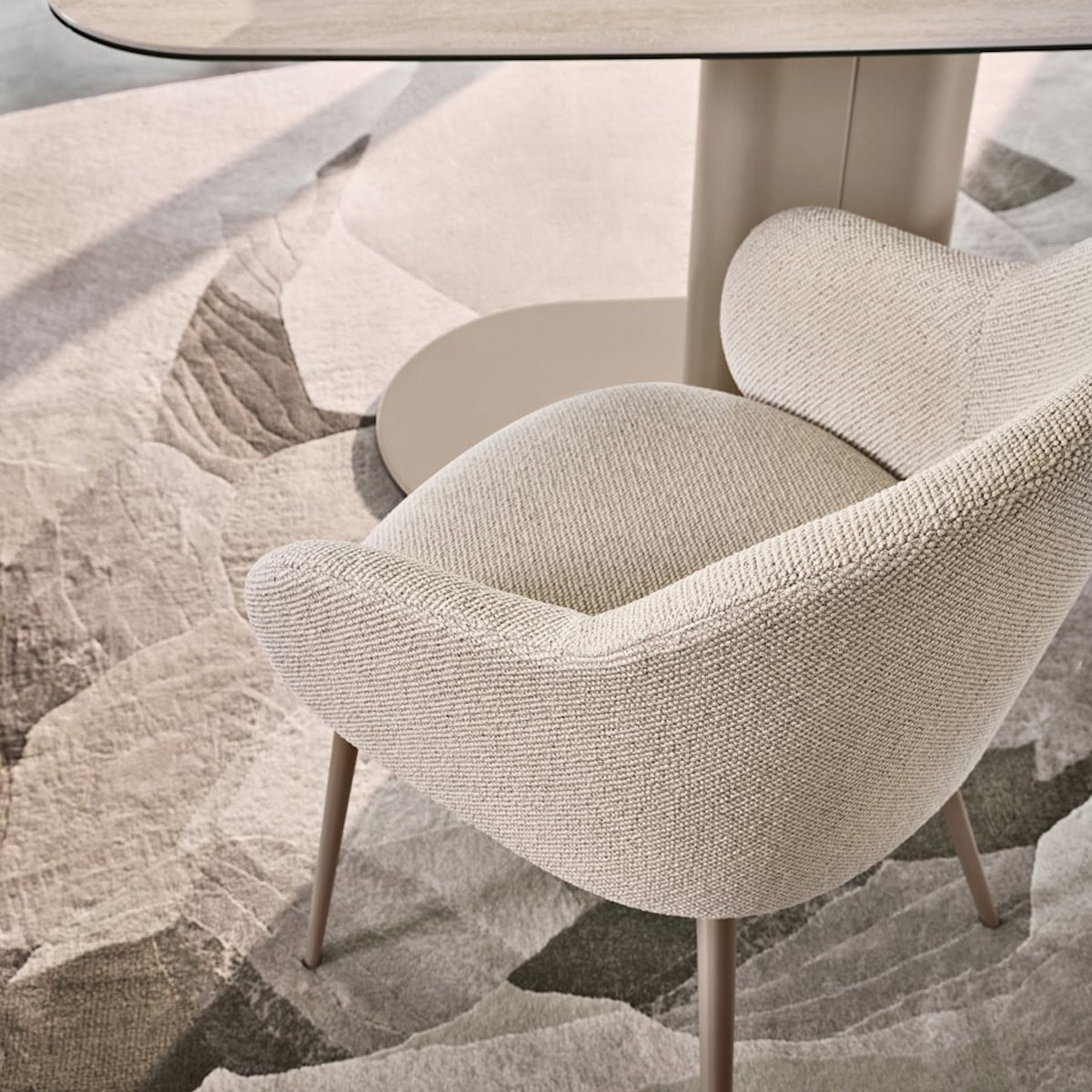 Silla giratoria Holly Fab metal