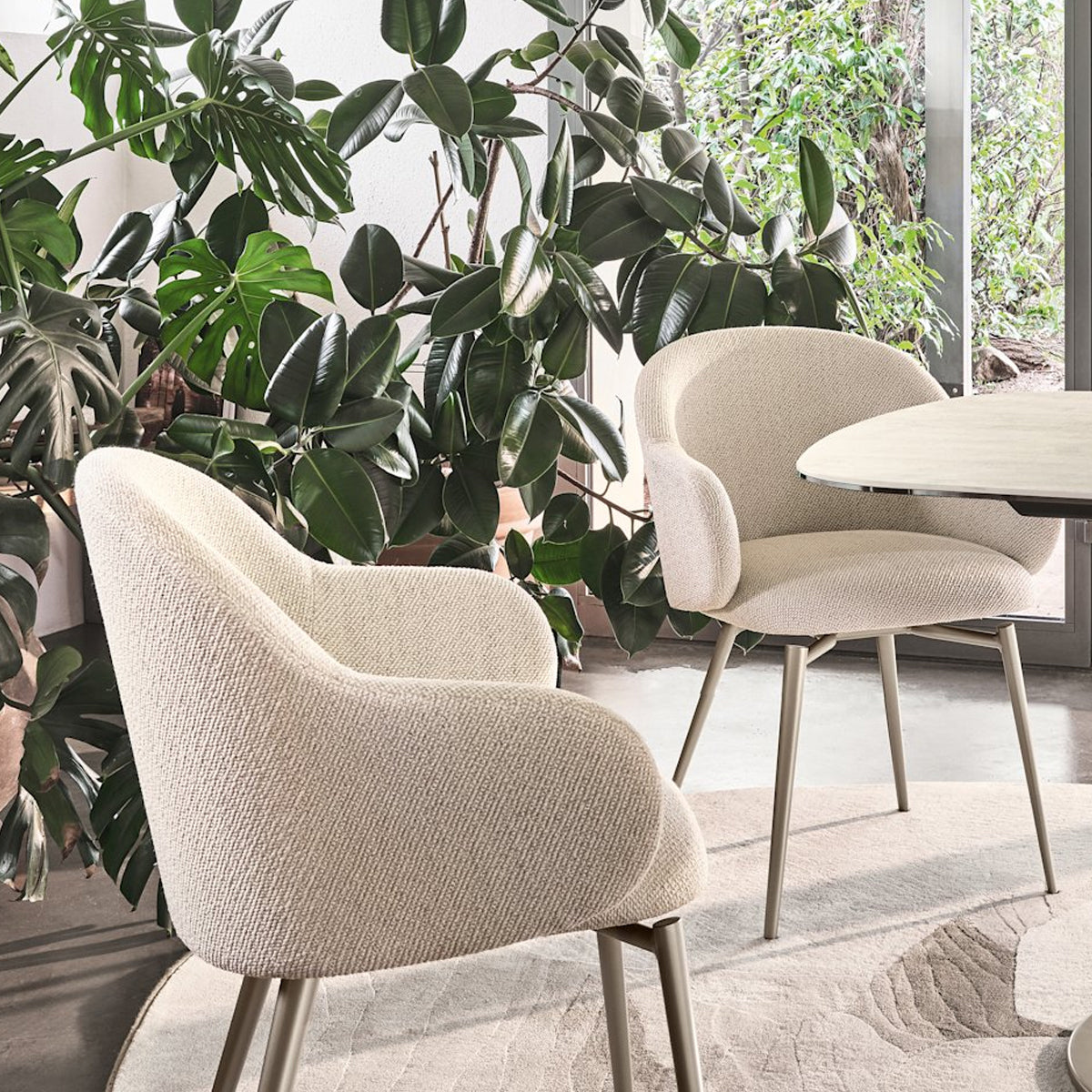Silla giratoria Holly Fab metal