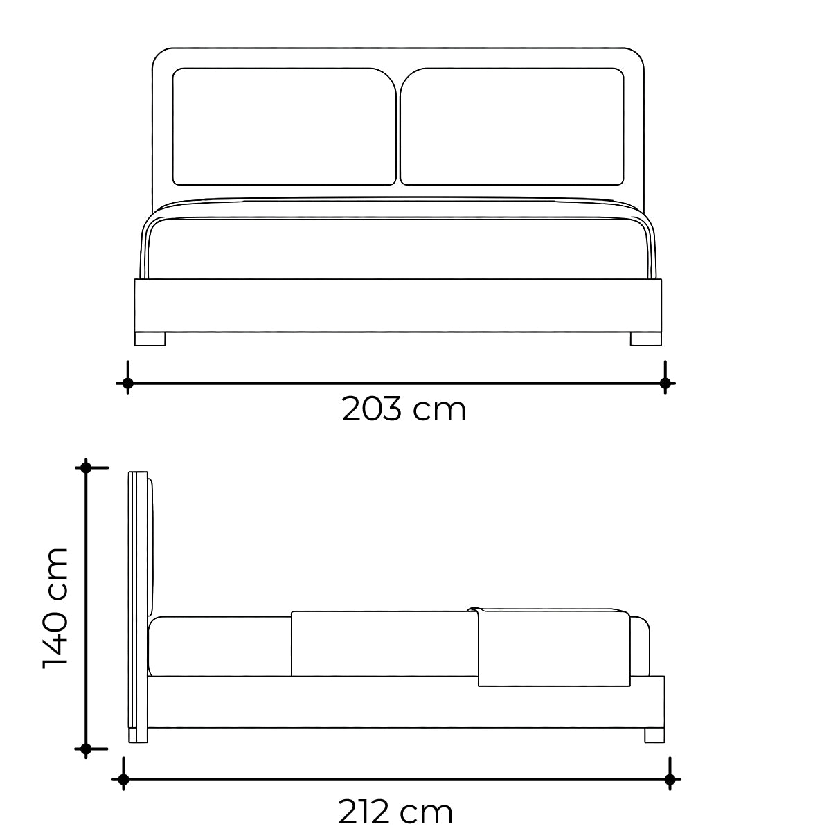 Recámara King Size Hebe