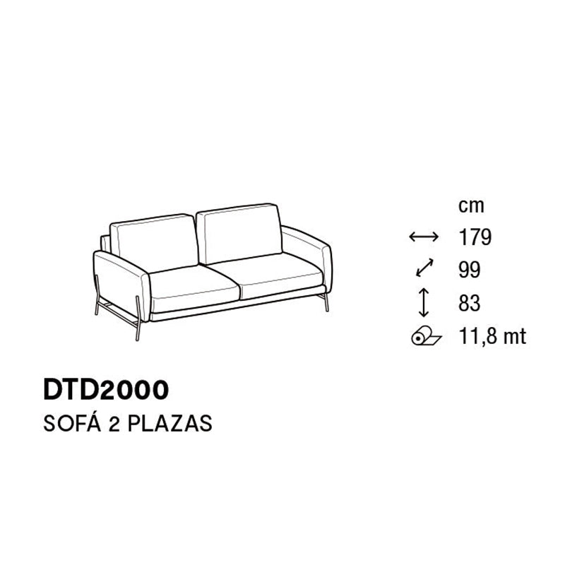 Le Marais Sofá Love Seat