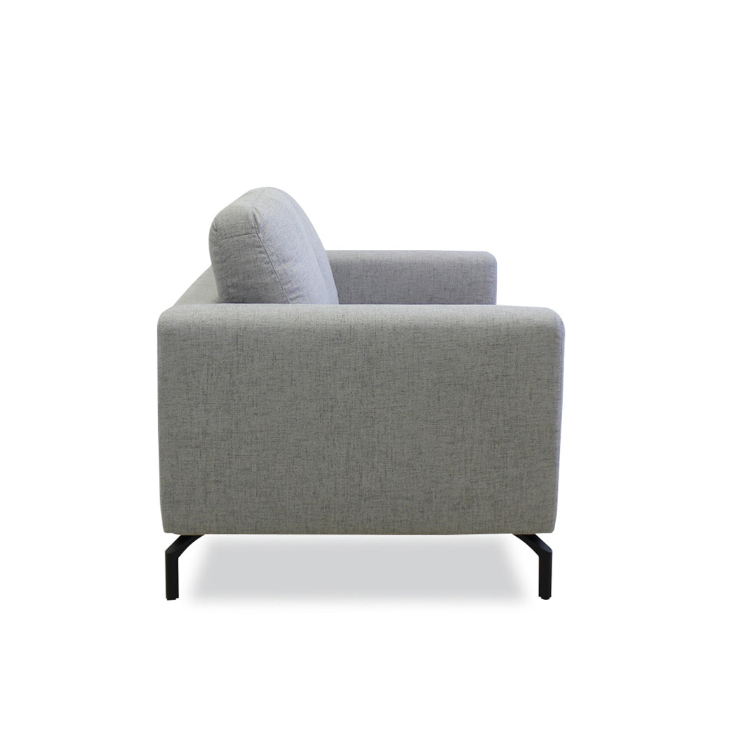 LOVE SEAT SOLLIEVO NATUZZI ARENA GRIS MEDIO LATERAL