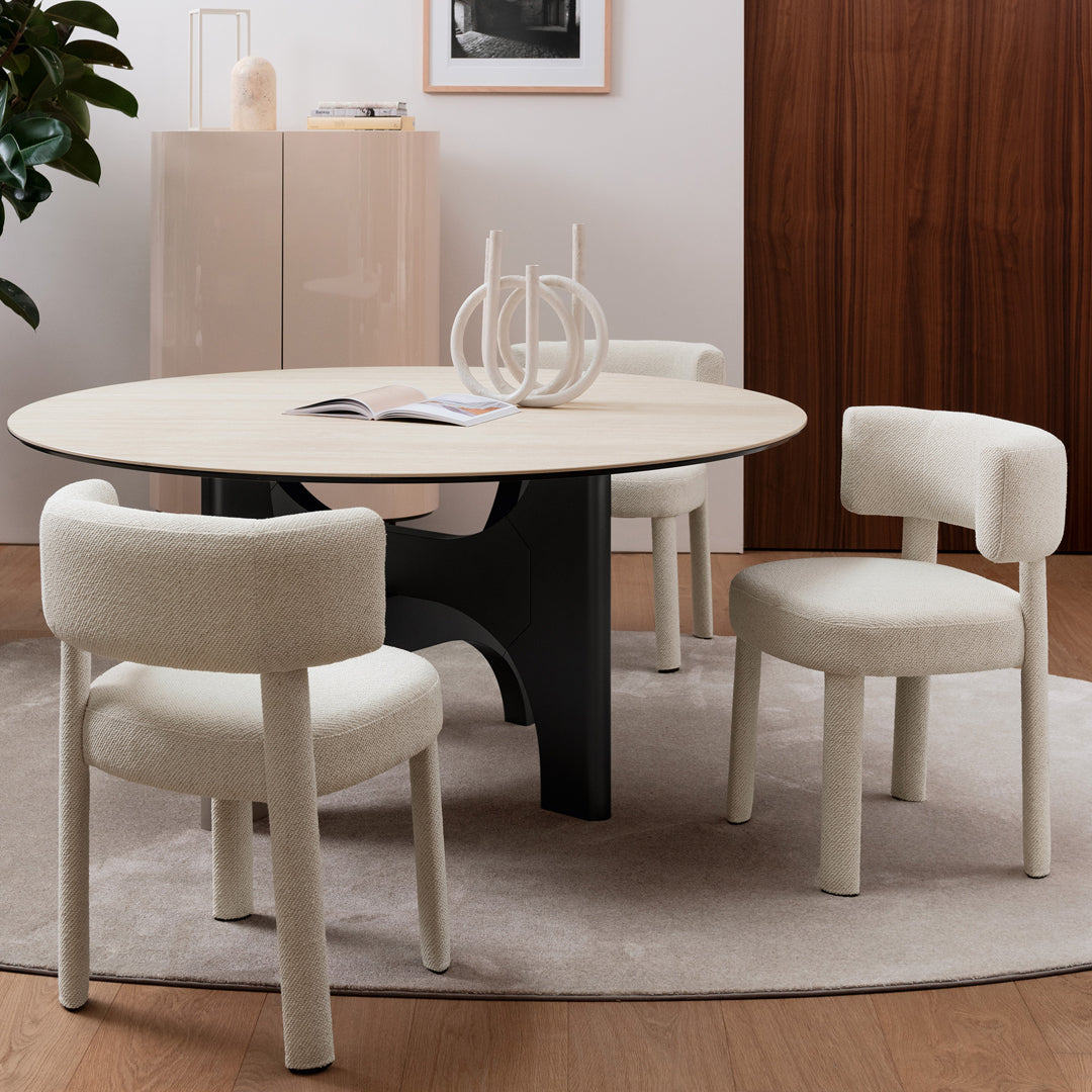 mesa circular para comedor Nogu FD 160