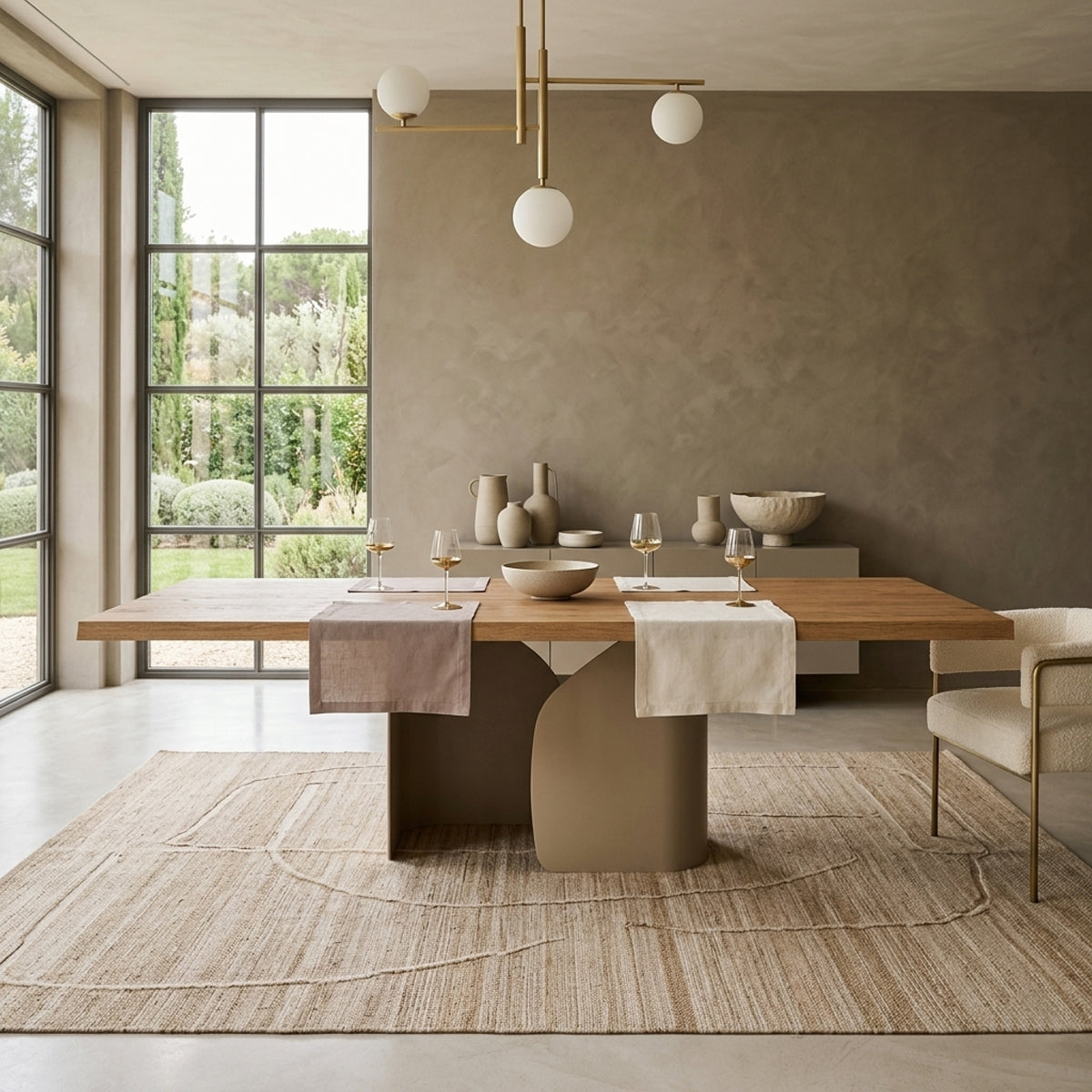 mesa twins fija rectangular FRW 250