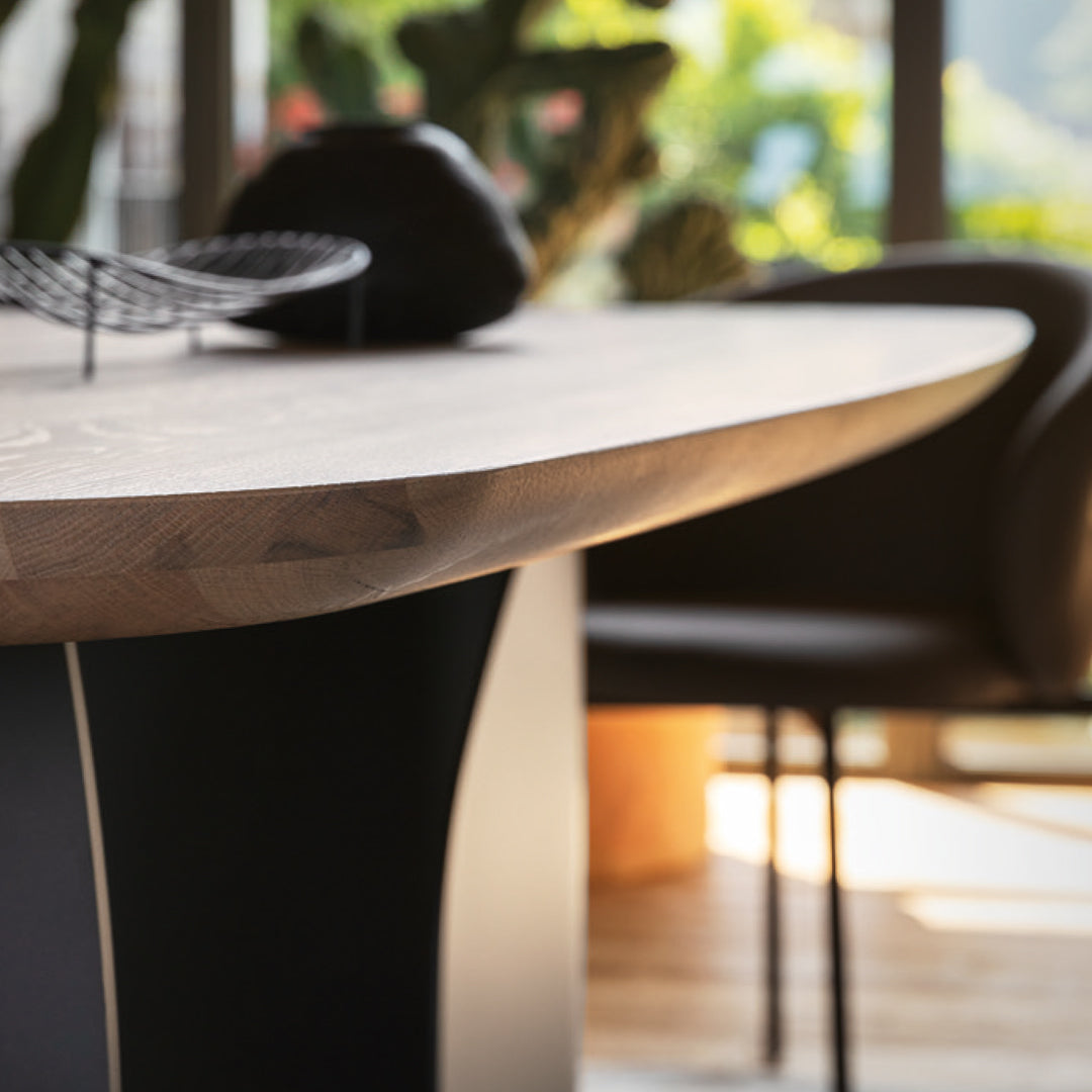 mesa twins fija con borde redondeado FSW 250