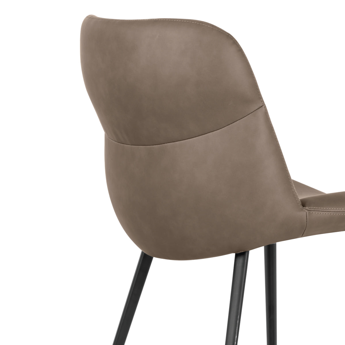 silla onda metal