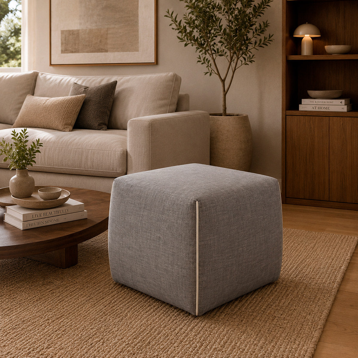 Ottoman Gala Natuzzi en tela