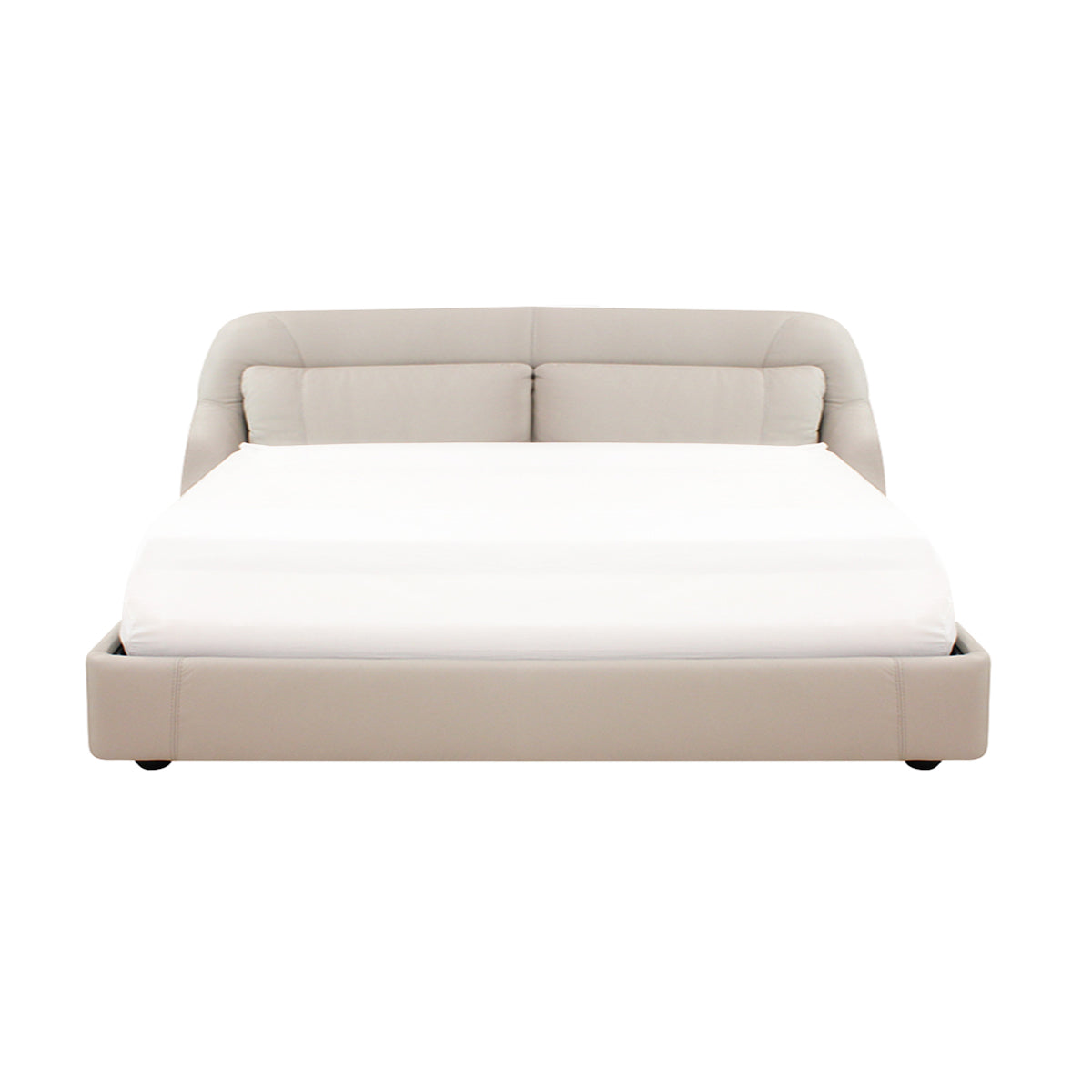 Cama King Size Parigi de piel Natuzzi