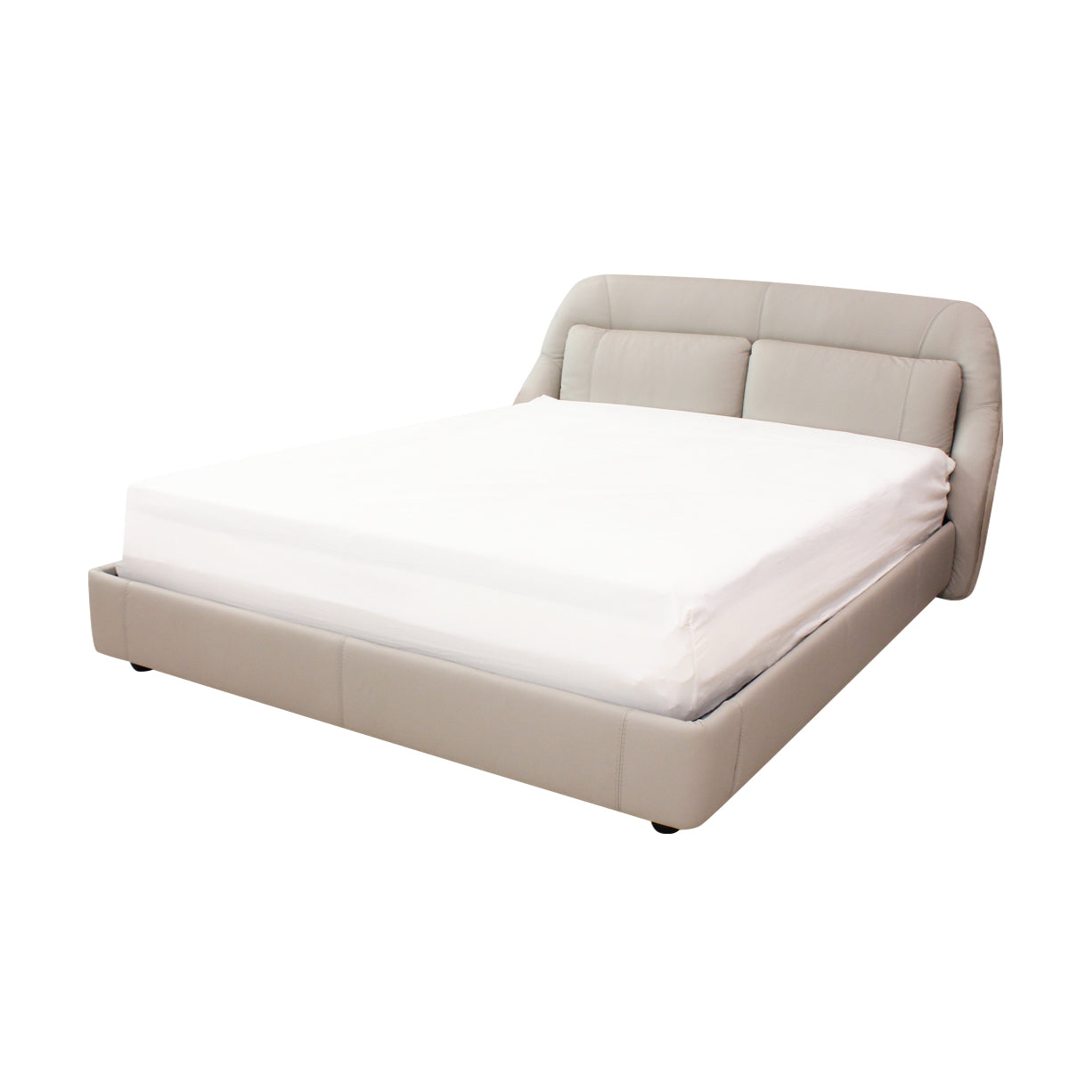 Cama King Size Parigi de piel Natuzzi
