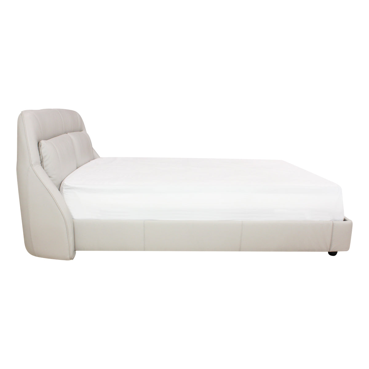 Cama Queen Size Parigi de piel Natuzzi