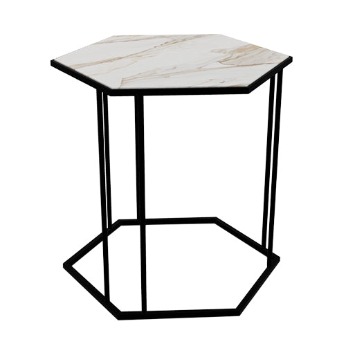 Mesita lateral Renee Hexagonal