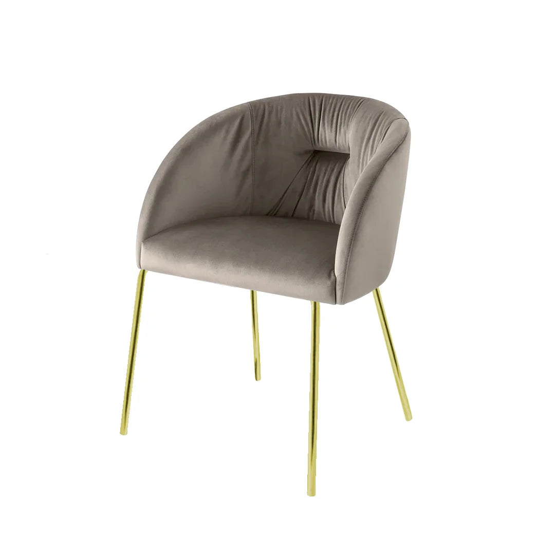 Silla de diseño italiano Rosie Soft metal. Muebles Italianos variant