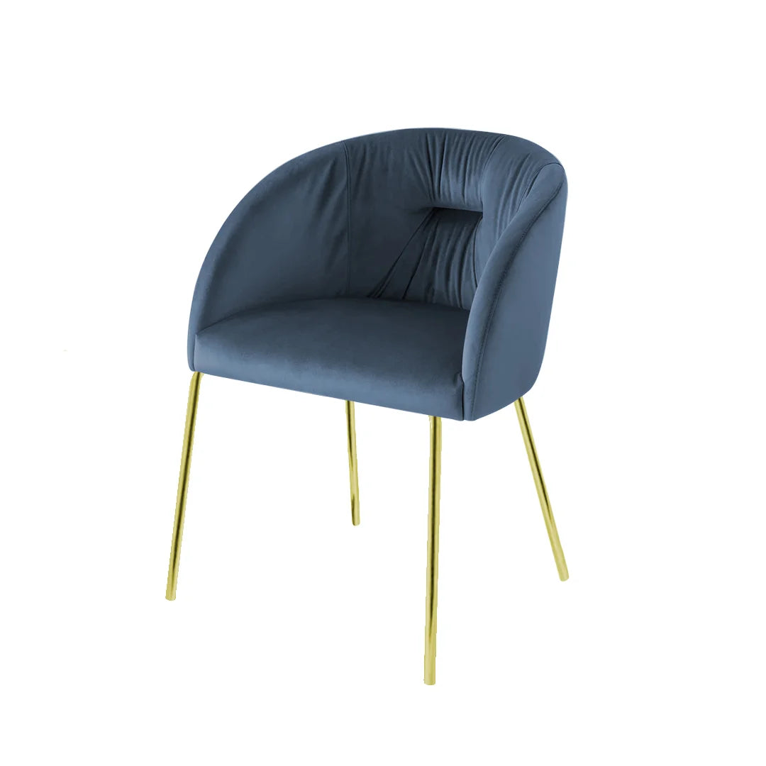 Silla de diseño italiano Rosie Soft metal. Muebles Italianos variant