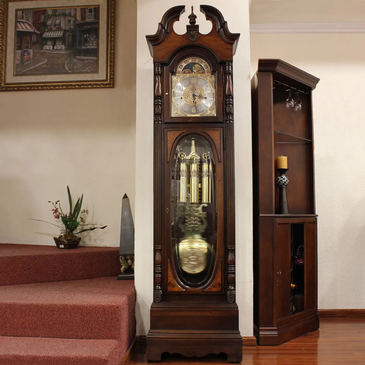 Reloj de piso Grandfather Robinson
