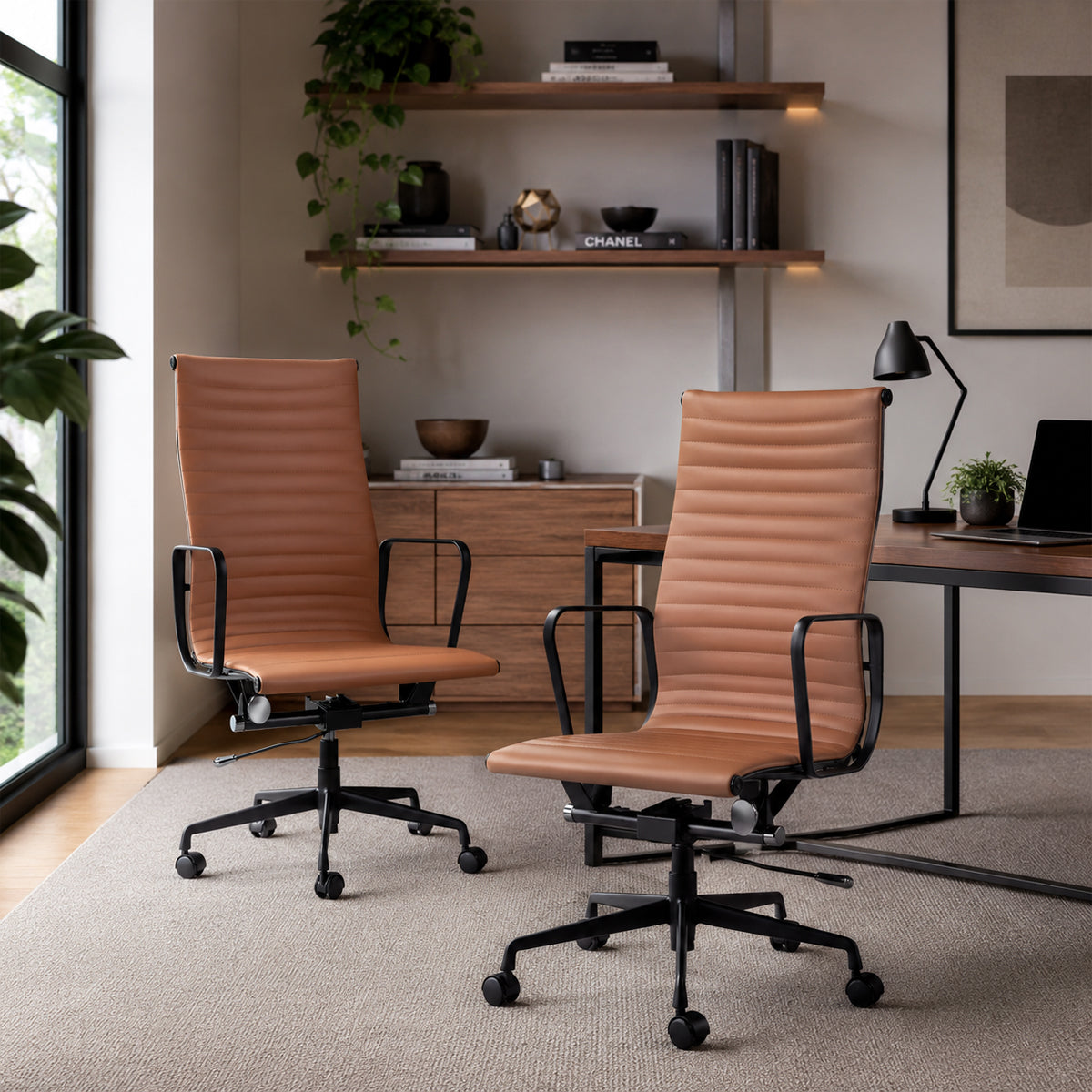 Silla Ejecutiva Alta  Kaisser en piel