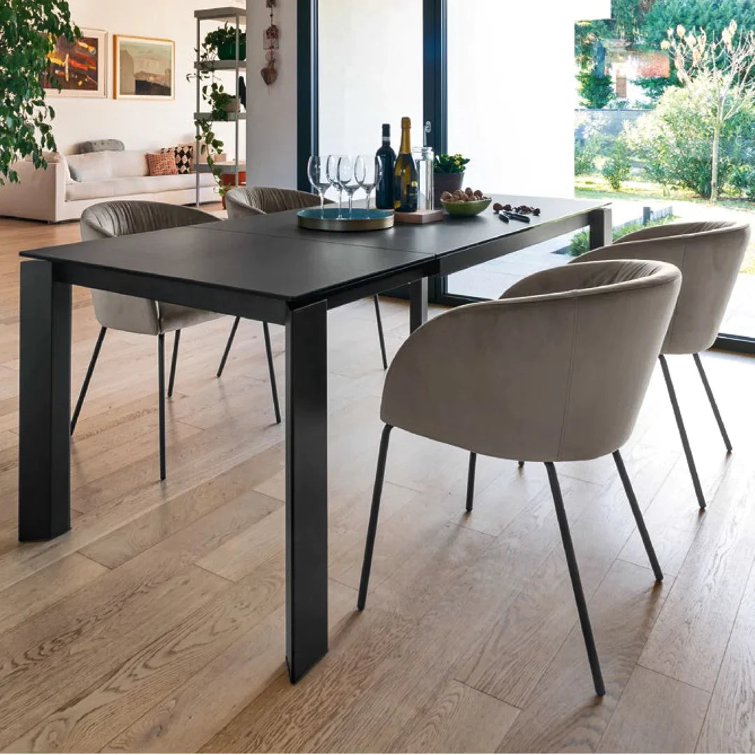 Silla de diseño italiano Rosie Soft metal. Muebles Italianos