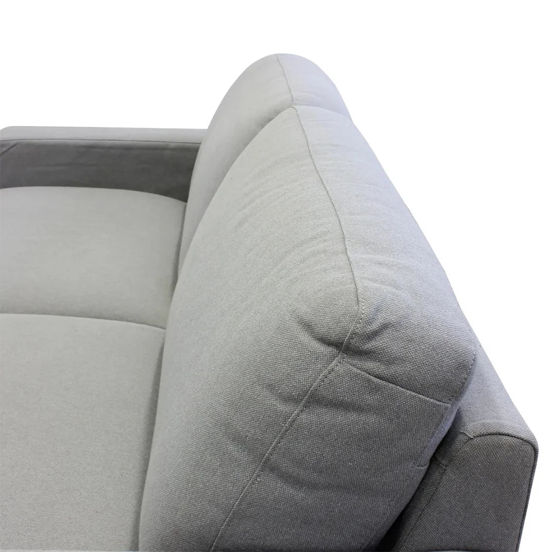 Sofa Soltaire gris claro. Muebles Italianos