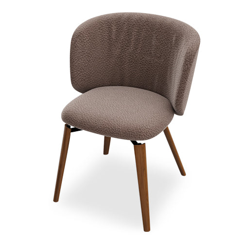 silla giratoria sweel base madera