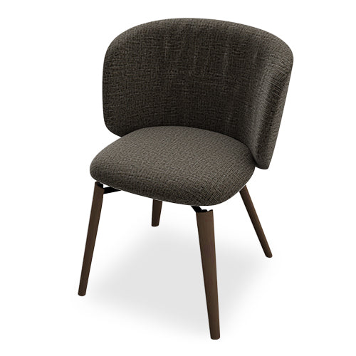 silla giratoria sweel base madera