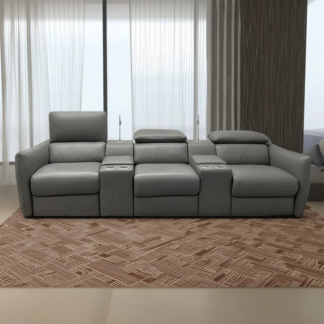 Sala Meraviglia Natuzzi en piel