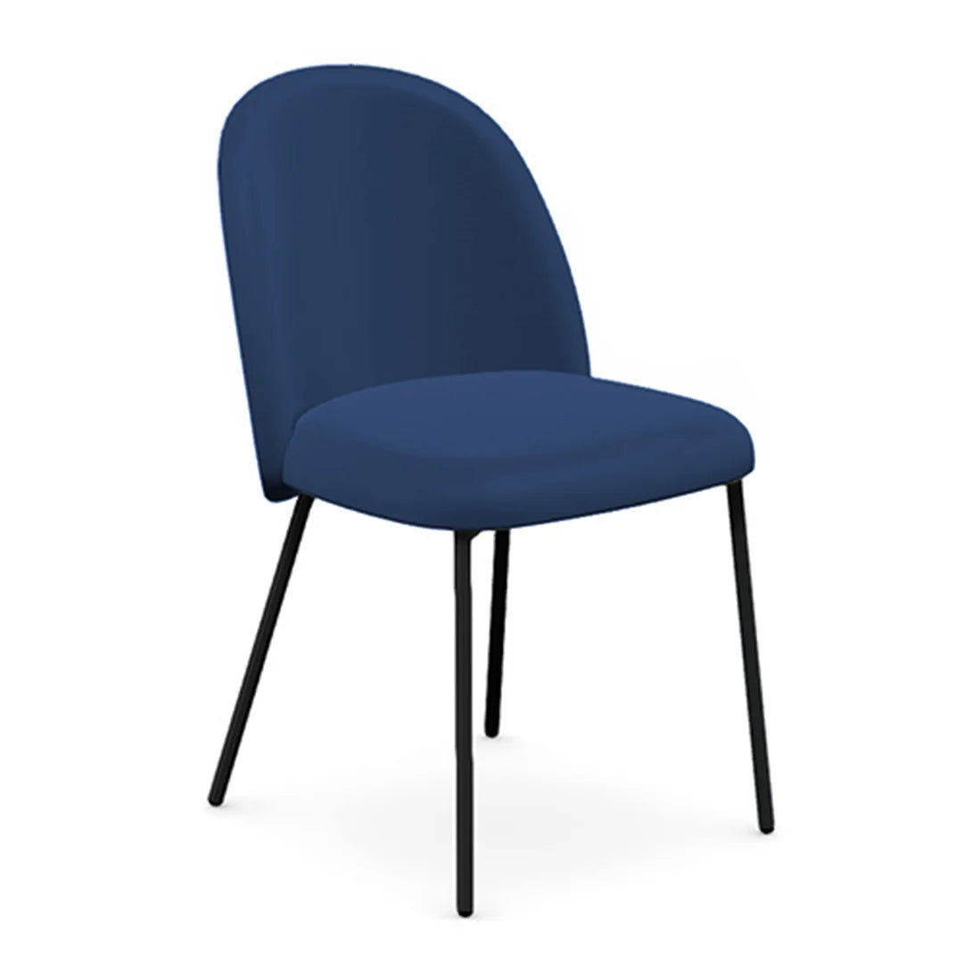 Silla de diseño Italiano Tuka de terciopelo. Muebles Italianos variant