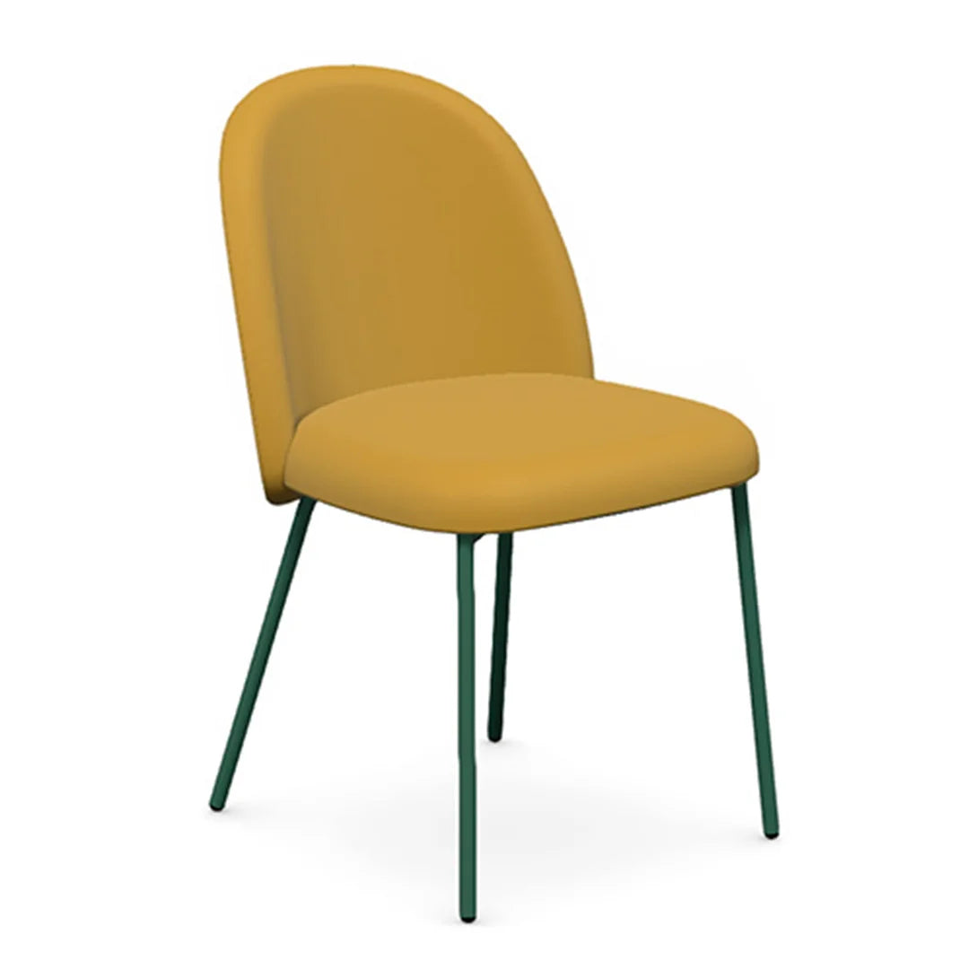 Silla de diseño Italiano Tuka de terciopelo. Muebles Italianos variant