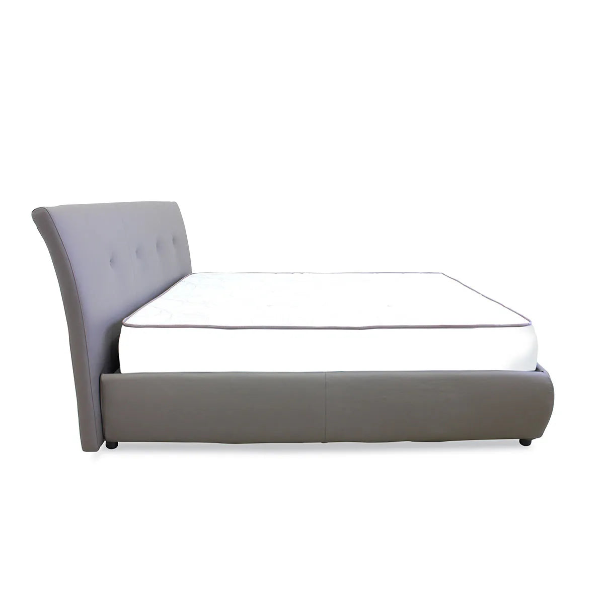 Cama Zico Queen Size en Piel. Muebles Italianos