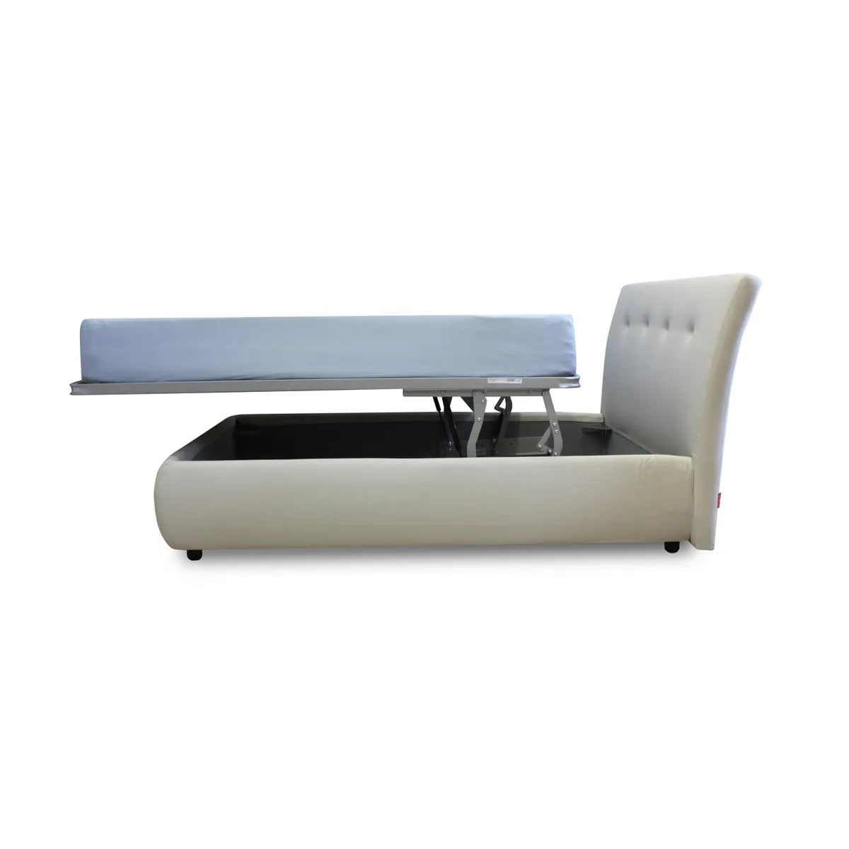 Cama Zico Queen Size en Piel. Muebles Italianos