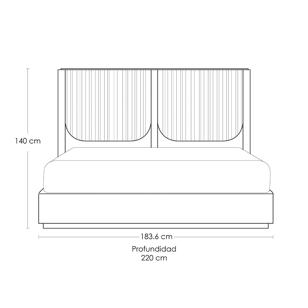 Recámara Hera completa Queen Size
