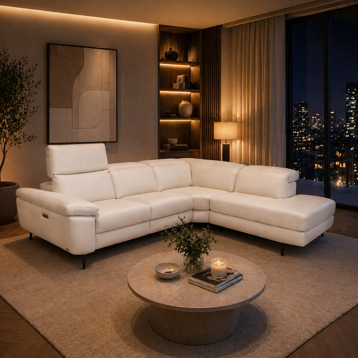 Esquinero Derecho Coro Natuzzi Chico Reclinable