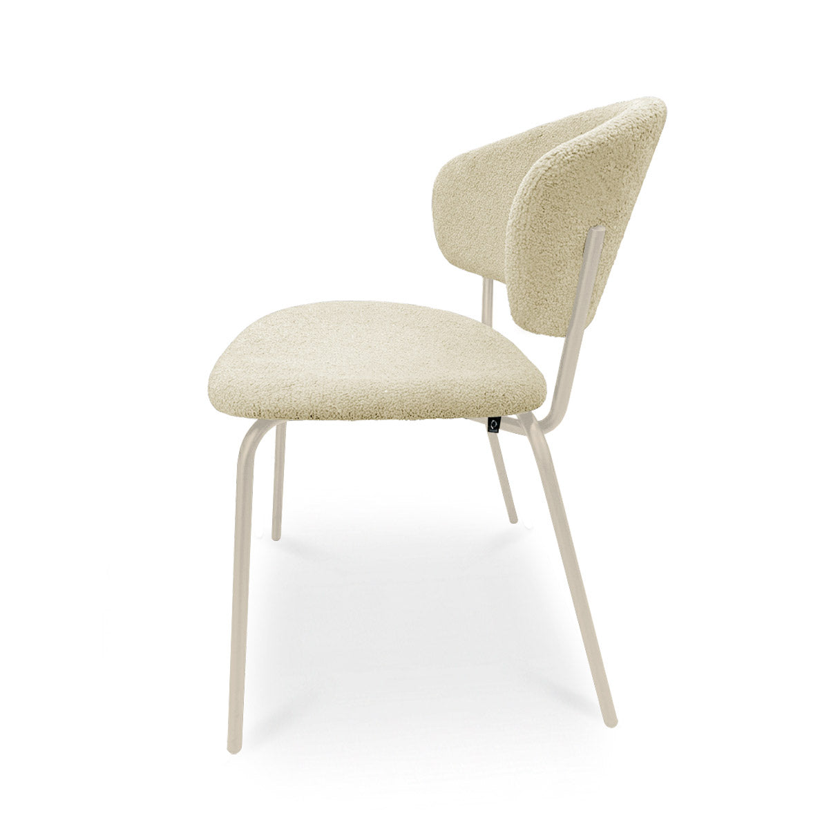 Silla italiana para comedor Desy en tela Etienne