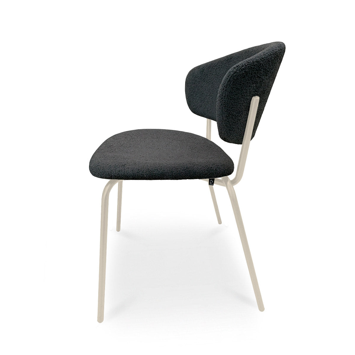 Silla italiana para comedor Desy en tela Etienne