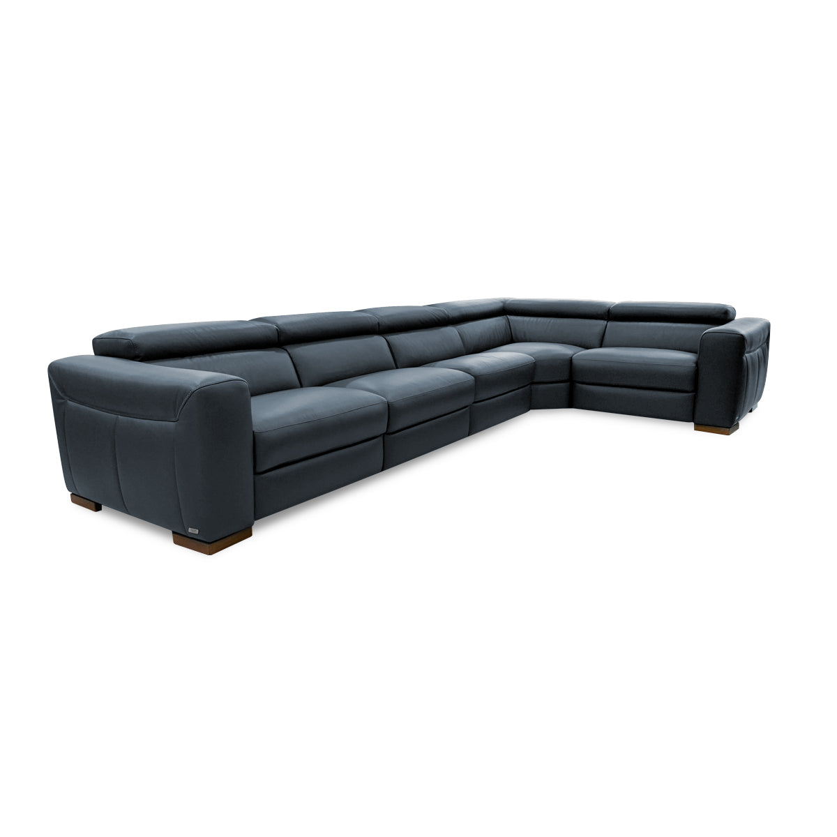 Esquinero Forza Natuzzi color antracita 3 reclinables