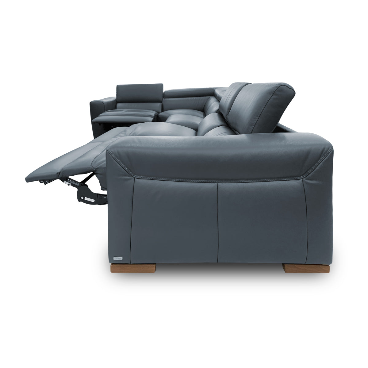 Esquinero Forza Natuzzi color antracita 3 reclinables