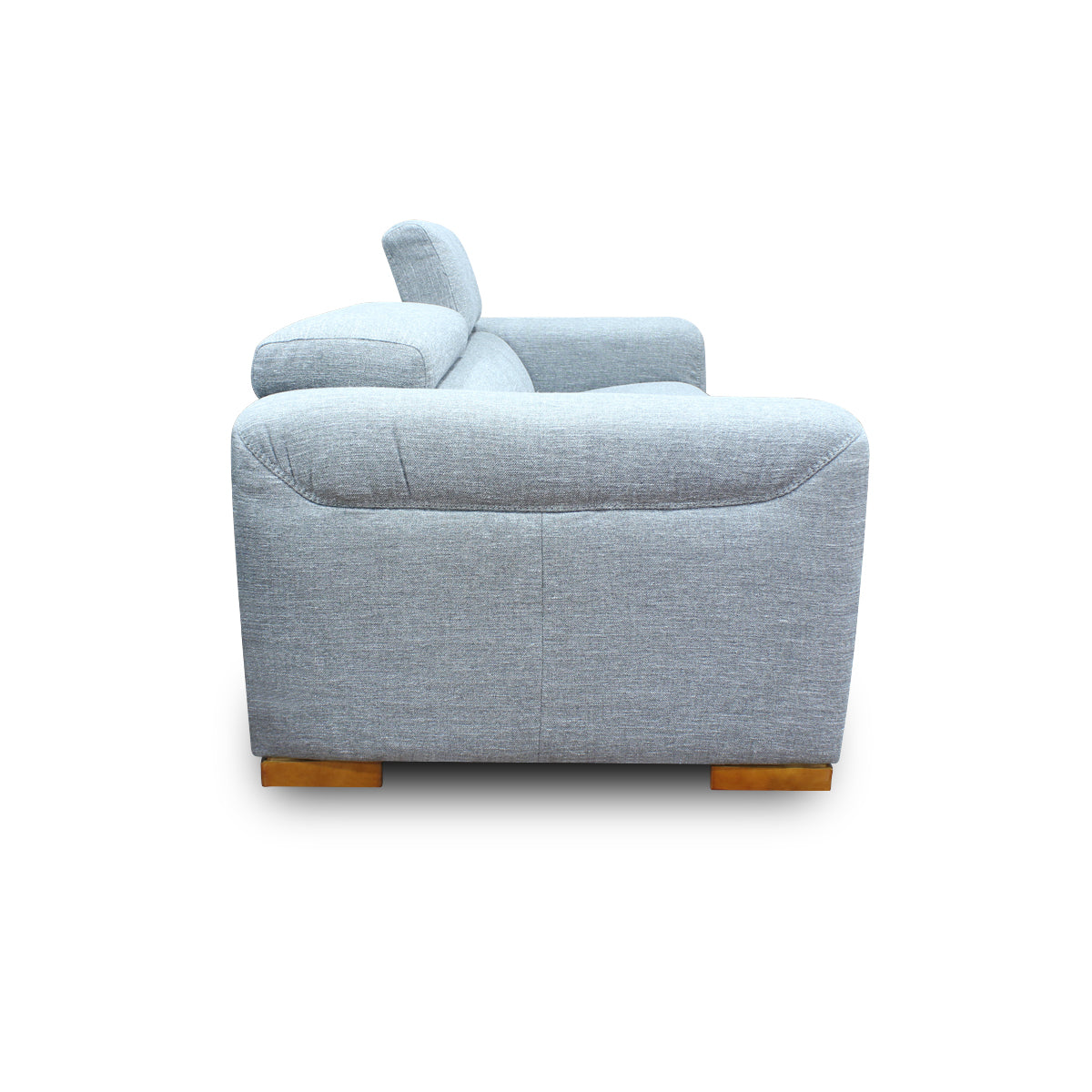 Forza Love seat con dos Reclinables en Tela Gris