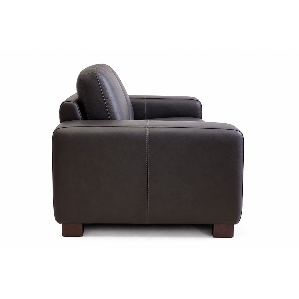 Love seat Marcos en piel café