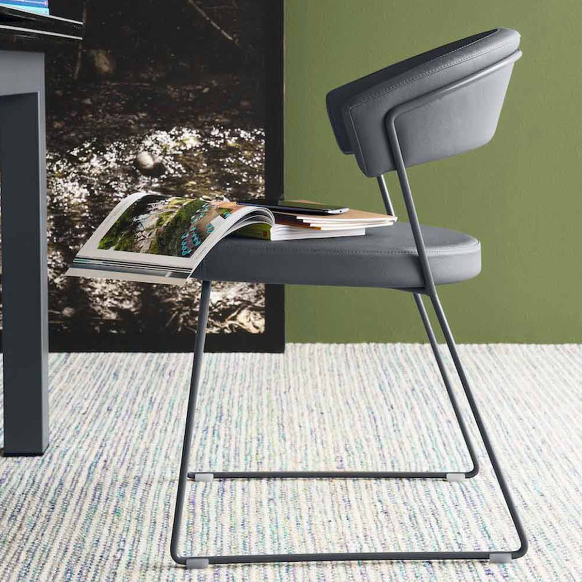 Silla New York de piel