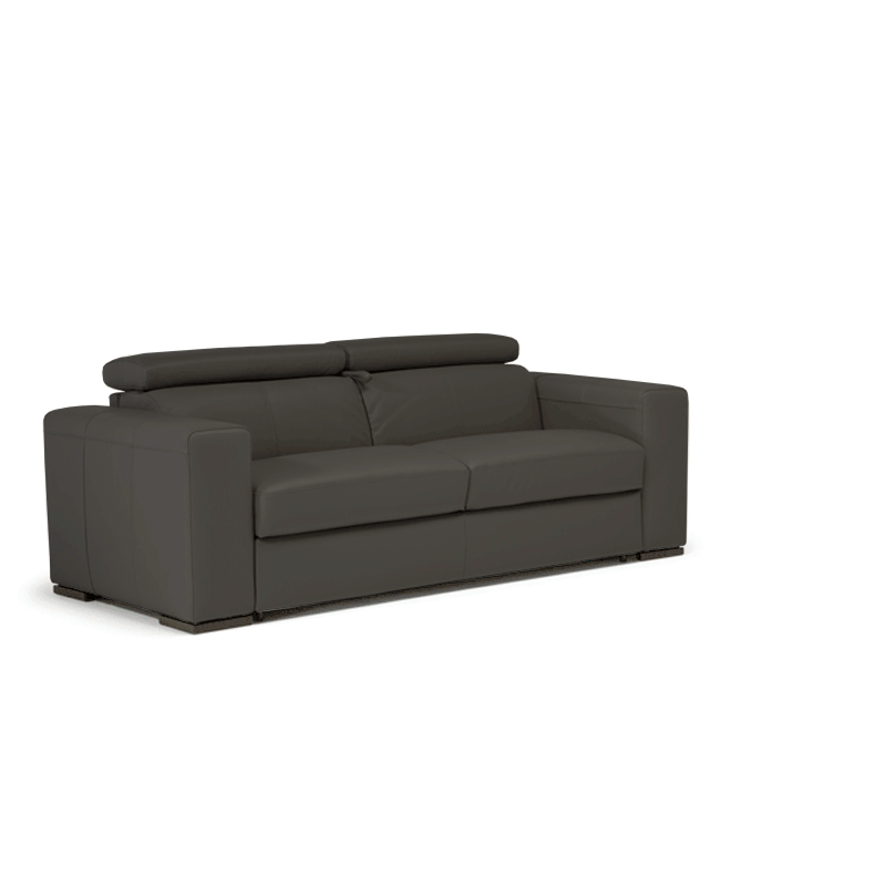 Sofá cama Belvedere Natuzzi en piel