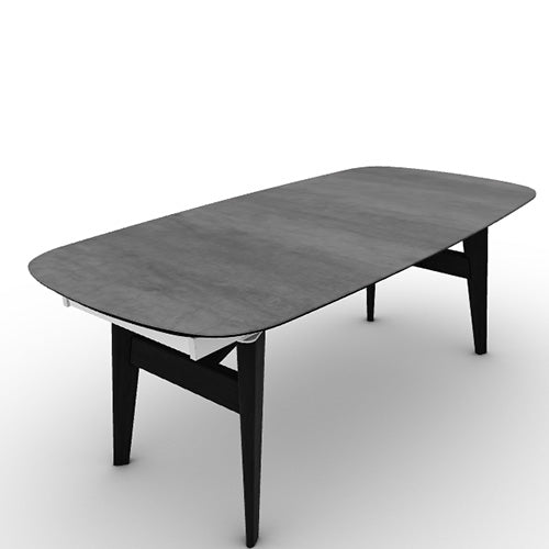 Mesa Abrey Rounded Extensible 200 cm para Comedor. Muebles Italianos