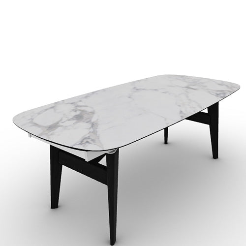 Mesa Abrey Rounded Extensible 200 cm para Comedor. Muebles Italianos