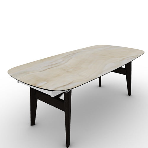 Mesa Abrey Rounded Extensible 200 cm para Comedor. Muebles Italianos